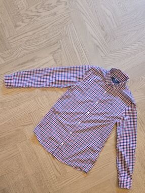 Boys Vineyard Vines 16 Large Check Shirt - Performance